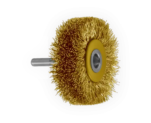 BROSSE CIRCULAIRE SUR TIGE DE 6 MM Ø50 MM ÉP.17 MM LAITON ONDULÉ 0,20 MM - 7002-504.542 - OSBORN 1 BROSSE CIRCULAIRE SUR TIGE DE 6 MM Ø50 MM ÉP.17 MM LAITON ONDULÉ 0,20 MM - 7002-504.542 - OSBORN