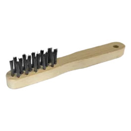 BROSSE BOUGIE MANCHE BOIS LG.200 MM 3 RANGS ACIER DROIT 0,20 MM - 0004-133.073 - OSBORN