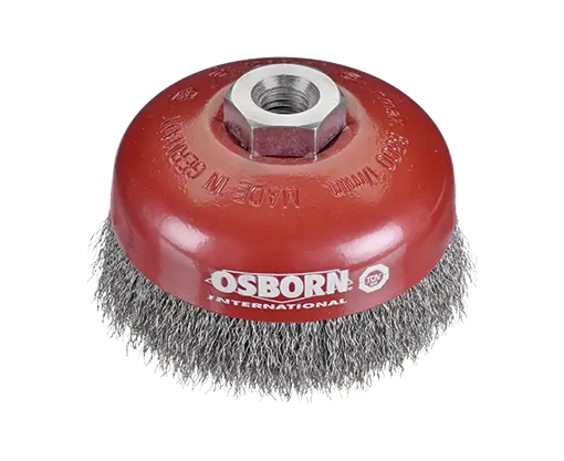 BROSSE COUPE Ø100 MM AL. M14X2,0 ACIER ONDULÉ 0,30 MM - 0002-613.164 - OSBORN 1 BROSSE COUPE Ø100 MM AL. M14X2,0 ACIER ONDULÉ 0,30 MM - 0002-613.164 - OSBORN