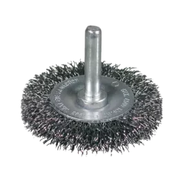 BROSSE CIRCULAIRE SUR TIGE DE 6 MM Ø50 MM ÉP.7 MM ACIER ONDULÉ 0,30 MM - 7003-600.221 - OSBORN