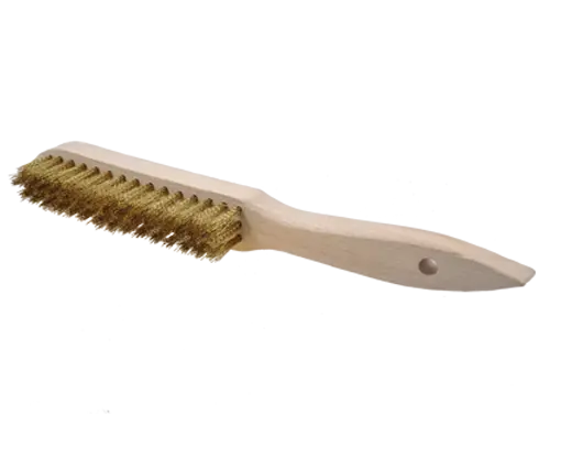 BROSSE À MAIN MANCHE BOIS LG.295 MM 4 RANGS INOX ONDULÉ 0,30 MM - 0041-152.394 - OSBORN 1 BROSSE À MAIN MANCHE BOIS LG.295 MM 4 RANGS INOX ONDULÉ 0,30 MM - 0041-152.394 - OSBORN