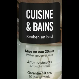 SILICONE ACETIQUE SANITAIRE ANTI MOISISSURE SECHAGE 30 MN CS-20 TRANSPARENT - 52500784 - QUIADSA