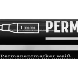 MARQUEUR PERMANENT POINTE FINE 1MM BLANC - L4060001 - LYRA