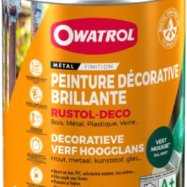 RUSTOL DECO VERT MOUSSE BRILLANT RAL 6005 (0.75L) - 1364AA/NL - OWATROL