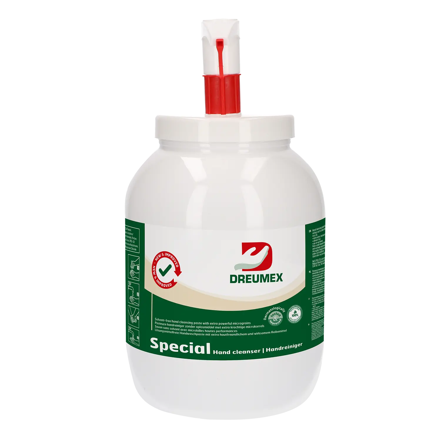 SAVON SPECIAL MICROBILLES 2,8KG + POMPE - 10428001012 - DREUMEX - Lot de 4 1 SAVON SPECIAL MICROBILLES 2,8KG + POMPE - 10428001012 - DREUMEX - Lot de 4