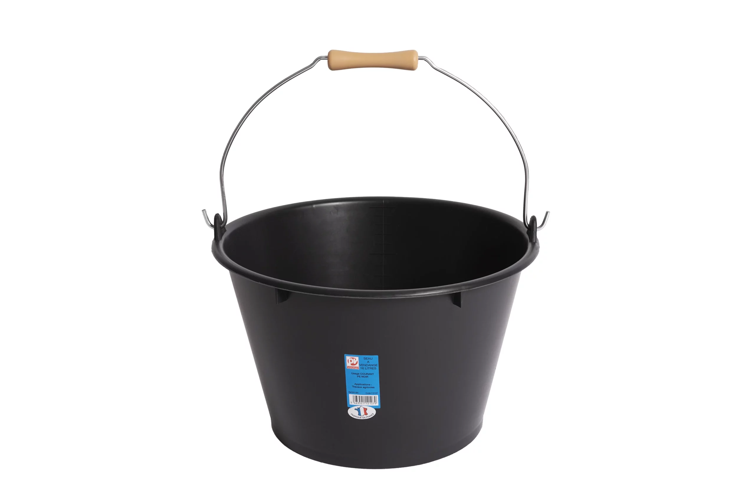 SEAU AGRICOLE PE NOIR 16 L - 112107 - VINMER 1 SEAU AGRICOLE PE NOIR 16 L - 112107 - VINMER