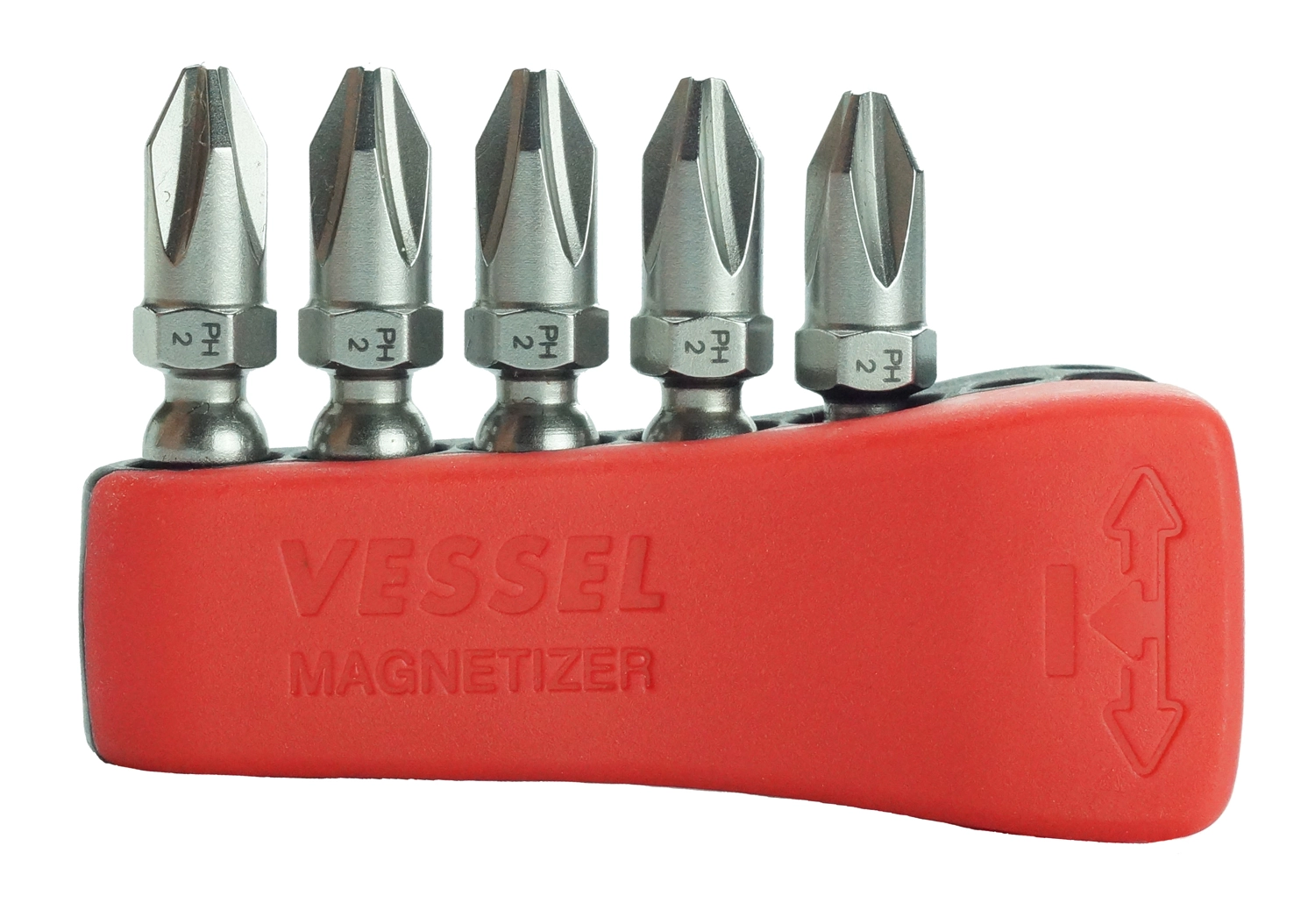 EMBOUT DE VISSAGE IMPACT BALL 30MM PH/SQ + ETUI MAGNETISEUR (ETUI DE 5) - 426502 - VESSEL 1 EMBOUT DE VISSAGE IMPACT BALL 30MM PH/SQ + ETUI MAGNETISEUR (ETUI DE 5) - 426502 - VESSEL