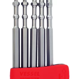 EMBOUT DE VISSAGE IMPACT BALL 90MM TX + ETUI MAGNETISEUR (ETUI DE 5) - 10435A - VESSEL