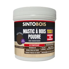 MASTIC A BOIS POUDRE BOIS CLAIR SINTOBOIS 450G - 234782 - SINTO