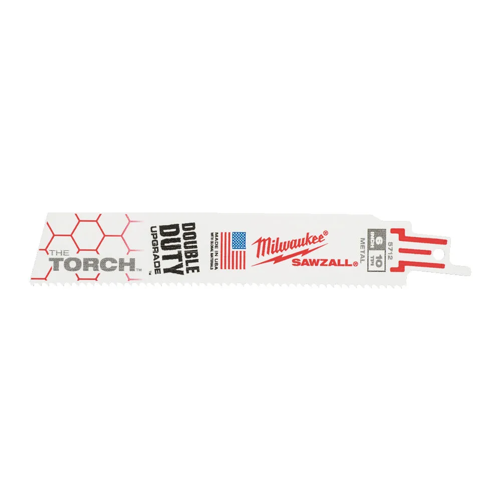 LAME DE SCIE SABRE TORCH 150MM X 14 TPI (X5) - MILWAUKEE - 48475782 1 LAME DE SCIE SABRE TORCH 150MM X 14 TPI (X5) - MILWAUKEE - 48475782