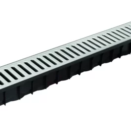 CANIVEAU MIDI AVEC GRILLE PASSERELLE EN ACIER GALVANISEE A15 MONTEE - POZ90-1456 - DAKOTA