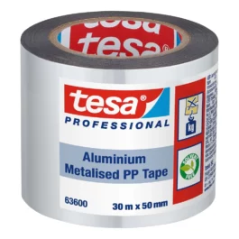 RUBAN ISOLATION THERMIQUE TESABAND 63600 PP METALISE ALU GRIS ARGENT 30MX50MM - TESA - 63600-00000-00