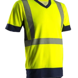 T-SHIRT KYRIO HI-VIZ JAUNE/MARINE S - 7KYRYS - COVERGUARD
