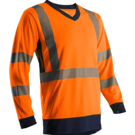 T-SHIRT SUNO HI-VIZ ORANGE/MARINE M - 7SUNOM - COVERGUARD