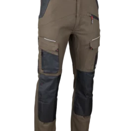 PANTALON SONIQUE MARRON/NOIR T38 - 1871-38 - LMA LEBEURRE