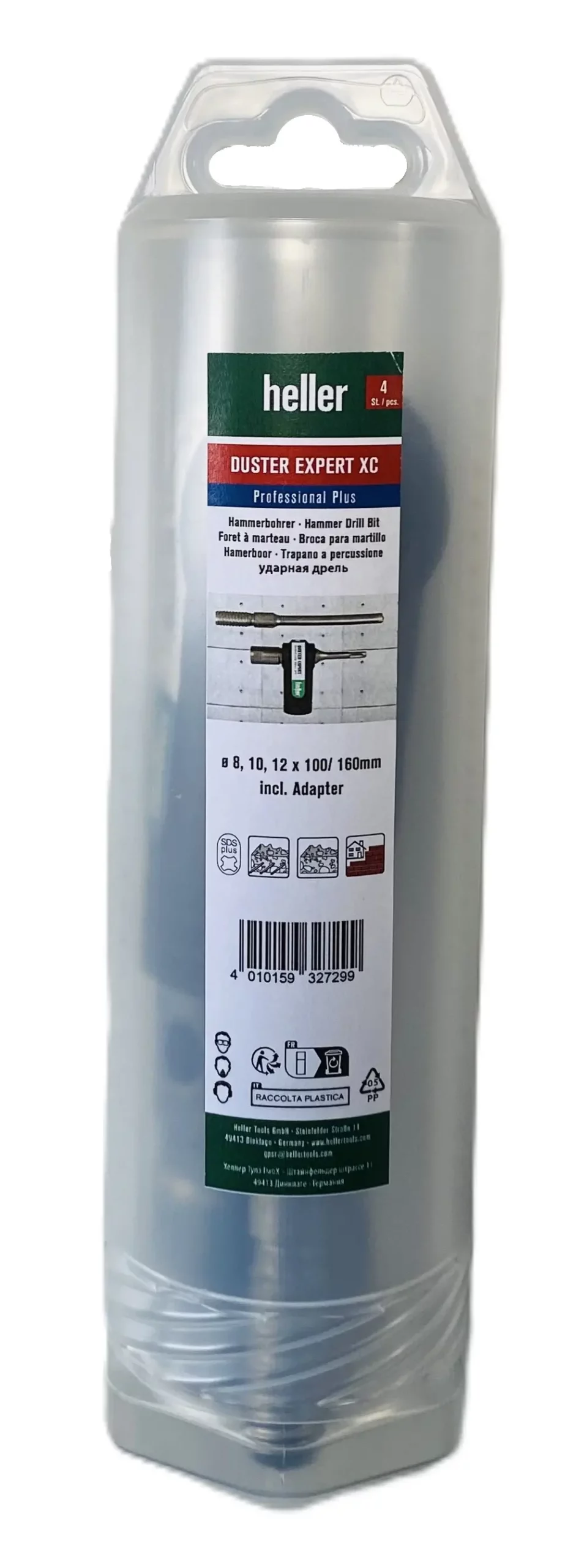 FORET BETON SDS+ AVEC ASPIRATION DUSTER EXPERT (COFFRET) - 32729 - HELLER 1 FORET BETON SDS+ AVEC ASPIRATION DUSTER EXPERT (COFFRET) - 32729 - HELLER