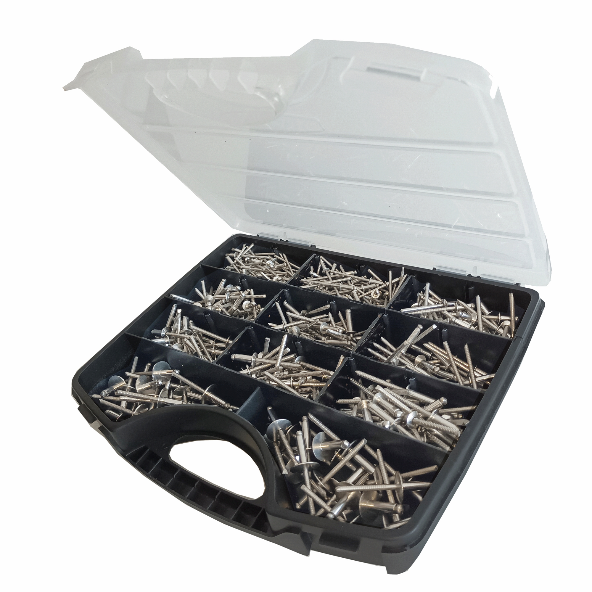 RIVET AVEUGLE INOX COFFRET 500 PCS - PRODIXAL - 110500106PX 1 RIVET AVEUGLE INOX COFFRET 500 PCS - PRODIXAL - 110500106PX