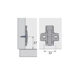 EMBASE CRUCIFORME A VISS ER - 9 071 575 - HETTICH