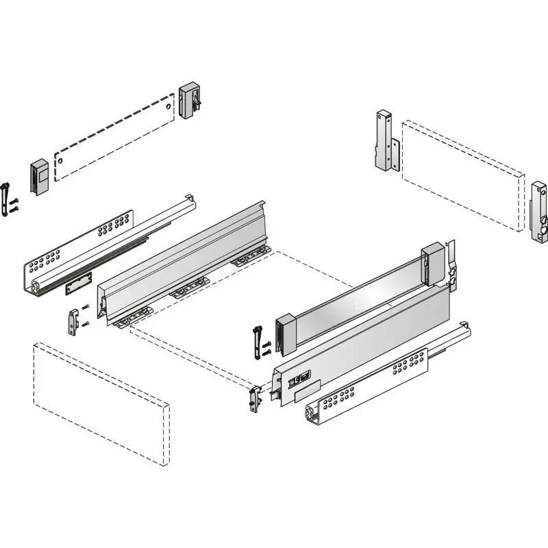 IA SET L420 H144 BLANC DESIGNSIDE - 9 196 249 - HETTICH 2 IA SET L420 H144 BLANC DESIGNSIDE - 9 196 249 - HETTICH – Image 2