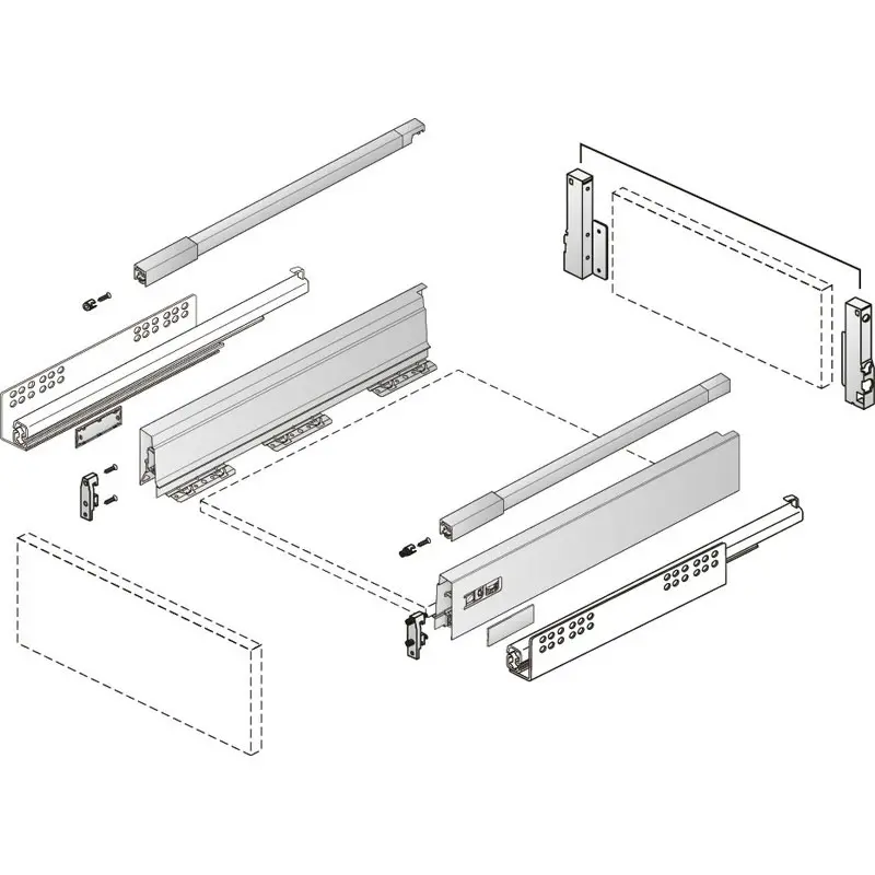 IA SET L470 H176 BLANC TRINGLE - 9 196 257 - HETTICH 2 IA SET L470 H176 BLANC TRINGLE - 9 196 257 - HETTICH – Image 2