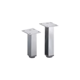 PIED CARRE ALU 30 X 30 MM - HETTICH - 9 119 446 - Lot de 4