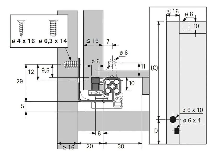 QUADRO 25/550 HD EB20 SI LENTSYSTEM - 9 135 881 - HETTICH 1 QUADRO 25/550 HD EB20 SI LENTSYSTEM - 9 135 881 - HETTICH