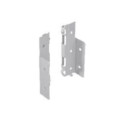 AVT YOU RACCORD PAROI H187MM ARGENT GA. - 9 257 670 - HETTICH