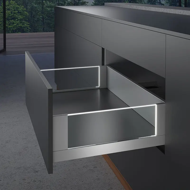 ECLAIRAGE PROFIL DE COTE DE TIROIR AVANTECH YOU INLAY - 9 305 747 - HETTICH 2 ECLAIRAGE PROFIL DE COTE DE TIROIR AVANTECH YOU INLAY - 9 305 747 - HETTICH – Image 2