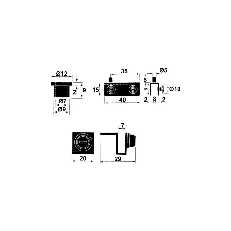CHARNIERE DE VITRINE CHR OME 4,0-5,5MM - ITAR - 361.42.202 2 CHARNIERE DE VITRINE CHR OME 4,0-5,5MM - ITAR - 361.42.202 – Image 2
