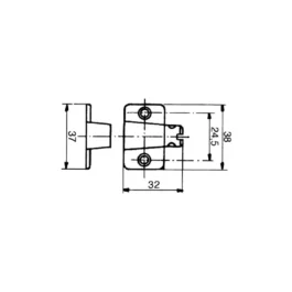 FERRURE D'ASSEMBLAGE - 14316001 - SERFA