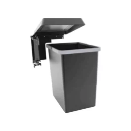 POUBELLE PIV. 1 SEAU 18L MBLE 450MM GRIS SWING2 - PBN A SG34 - ELLETIPI
