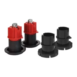 PIED PLASTIQUE NOIR AVEC REGLAGE FRONTAL - CAMAR - 43708P40056FO