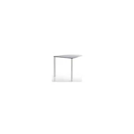 PIED DE TABLE OVALE ALUMINIUM CANNELE - CAMAR - 63770A0B4RN - Lot de 4
