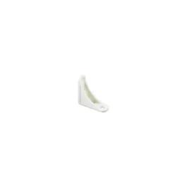 EQUERRE PLASTIQUE BLANC 40X40X16 4 TROUS - STBP193 - ITAR - Lot de 2