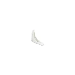 EQUERRE PLASTIQUE BLANC 80X80X25 4 TROUS - STBP252 - ITAR