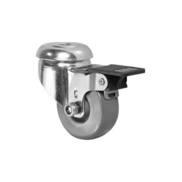 ROULETTE PIVOTANTE D.50 A.BLOCAGE HT.70 TROU FIX - 0003109900 - TENTE