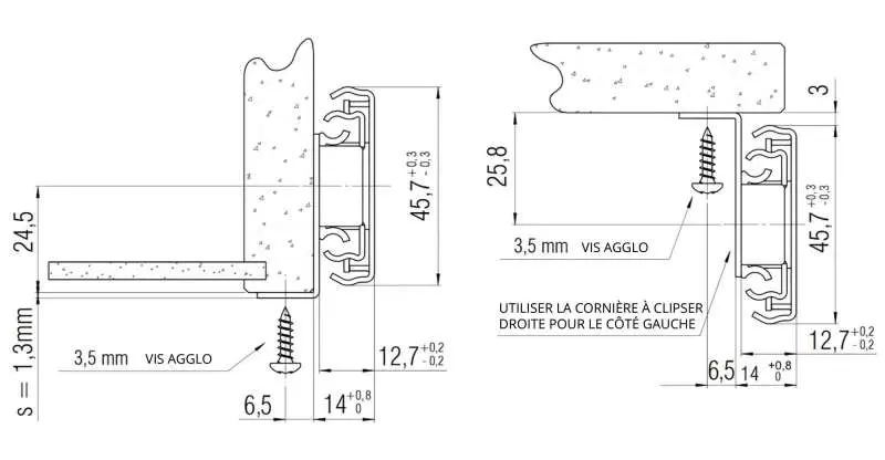 EQUERRE A CLIPSER 500MM ZINGUEE - FR5000/500-5034 - FULTERER 2 EQUERRE A CLIPSER 500MM ZINGUEE - FR5000/500-5034 - FULTERER – Image 2