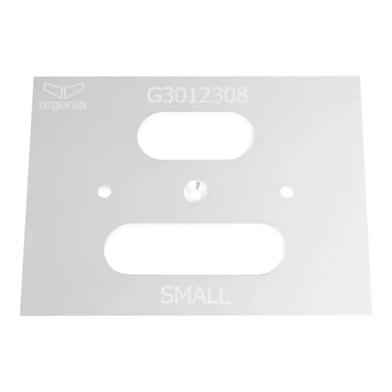 PLAQUE D INSERTION P/CHARNIERE SMALL ALU - ARGENTA - 70000219 1 PLAQUE D INSERTION P/CHARNIERE SMALL ALU - ARGENTA - 70000219