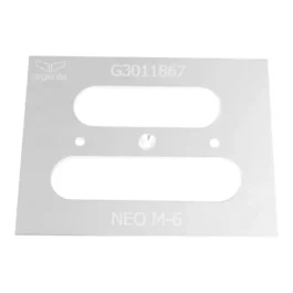 PLAQUE D INSERTION P/CHARNIERE NEO-M6 ALU - ARGENTA - 70000214