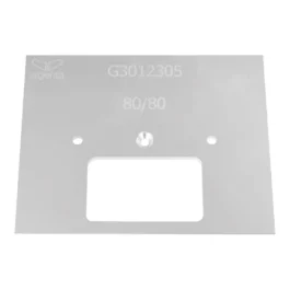 PLAQUE D INSERTION P/PAUMELLE 80/80A ALU - ARGENTA - 70000221