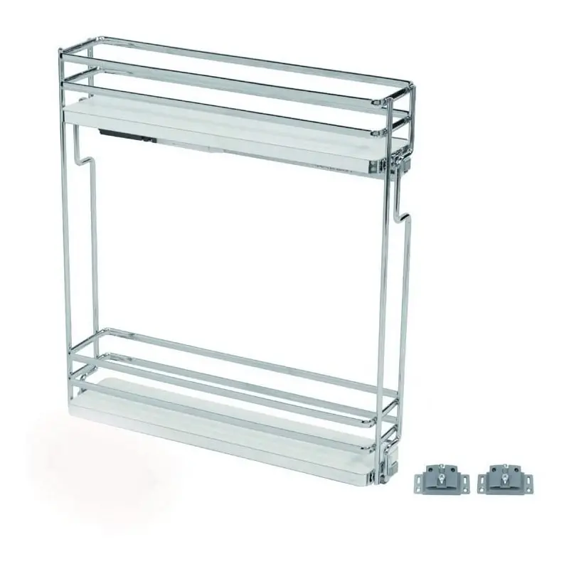 COULISSANT 150MM GHE BLANC FIL PLAT CHR - 8018359050586 - VIBO 1 COULISSANT 150MM GHE BLANC FIL PLAT CHR - 8018359050586 - VIBO