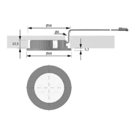 SPOT LED 12V MULTILITE FLOOD - 32 150 11 - HALEMEIER