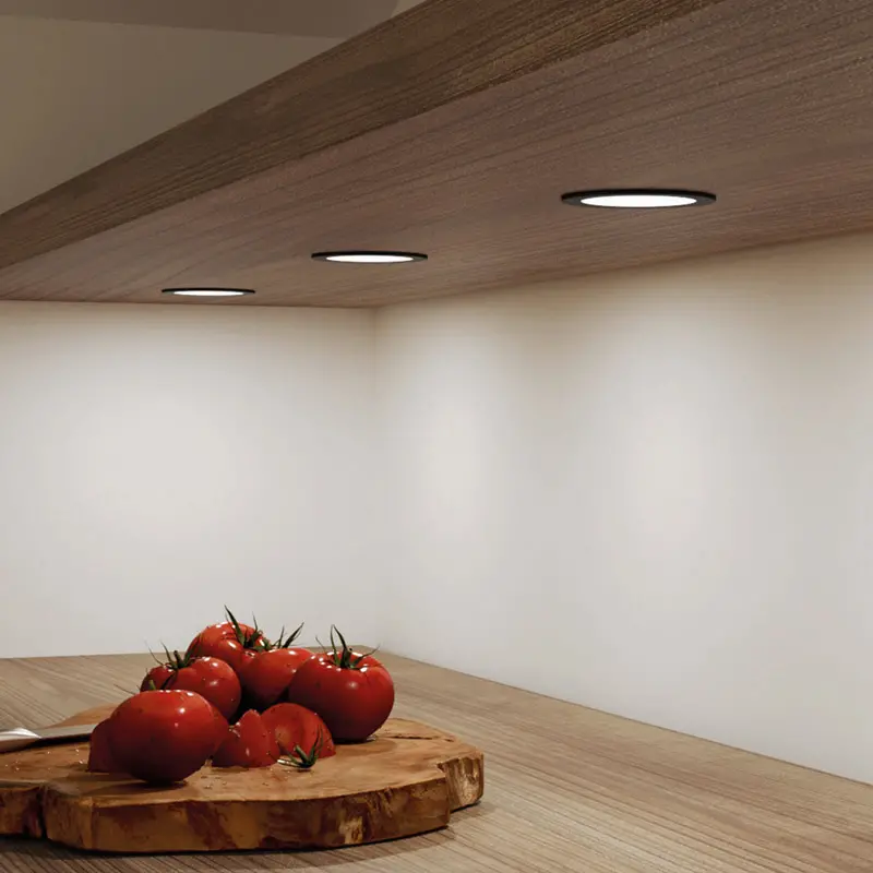 SPOT LED 12V 4,3W D.75 MULTIWHITE NOIR - 32 348 35 - HALEMEIER