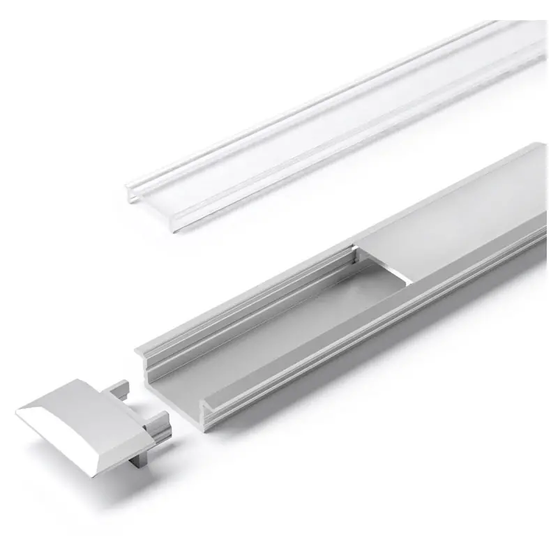 SET DE 2 EMBOUTS CHANNELLINE C TYPE 1 ALU - 25 569 01 - HALEMEIER