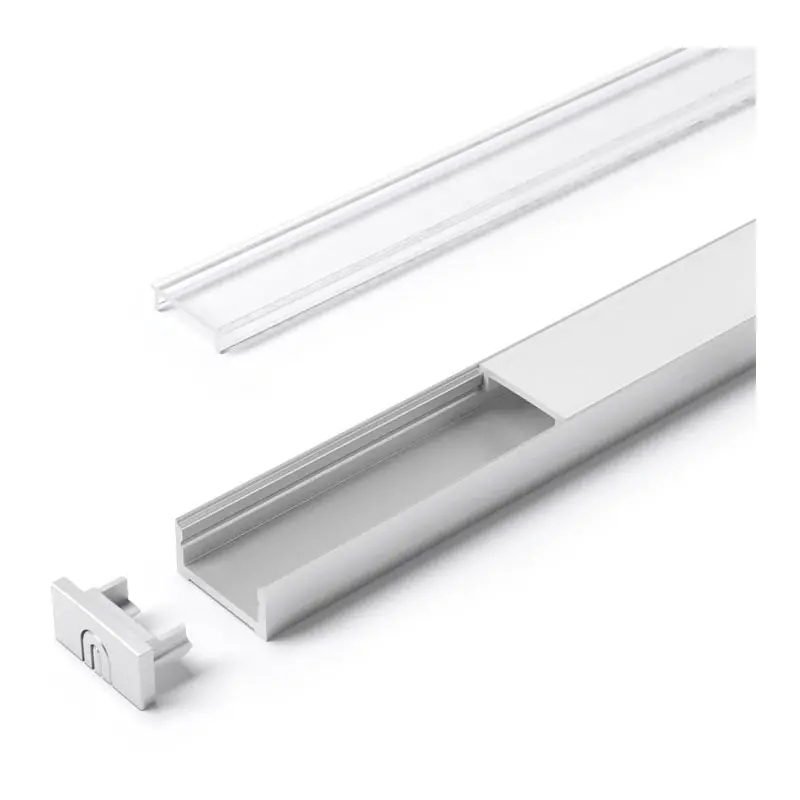 SET DE 2 EMBOUTS CHANNELLINE D ALU - 25 570 01 - HALEMEIER