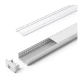 SET DE 2 EMBOUTS CHANNELLINE D NOIR - 25 570 05 - HALEMEIER