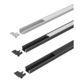 PROFIL CHANNELINE I2 3000MM NOIR DIFF.NOIR - 55 887 08 - HALEMEIER