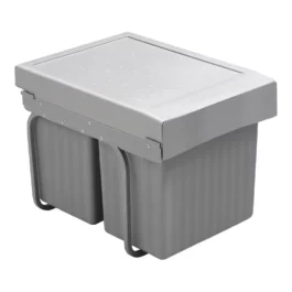 POUBELLE COULISSANTE 32L 2 SEAUX - 6291GS1PZ - GOLLINUCCI