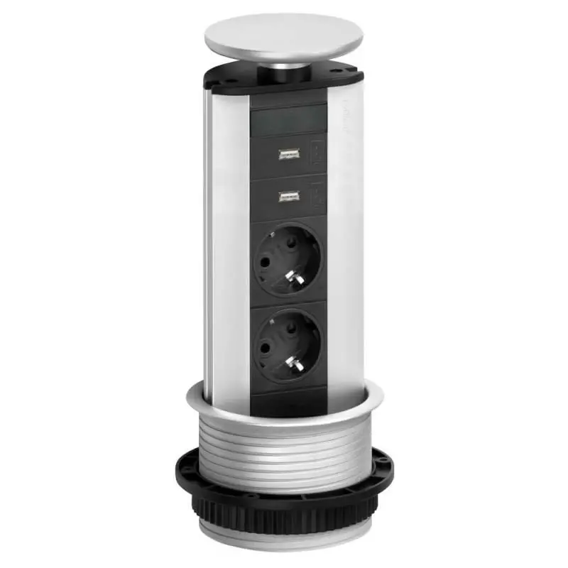 BORNE MULTIPRISE ESCAMOTABLE - 159310387900 - EVOLINE 1 BORNE MULTIPRISE ESCAMOTABLE - 159310387900 - EVOLINE