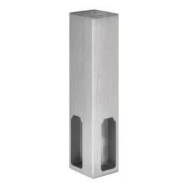 SUPP ANGL SS TABL /TUBE RECT ALU HT105 ASP.INOX - 122162 - ITAR